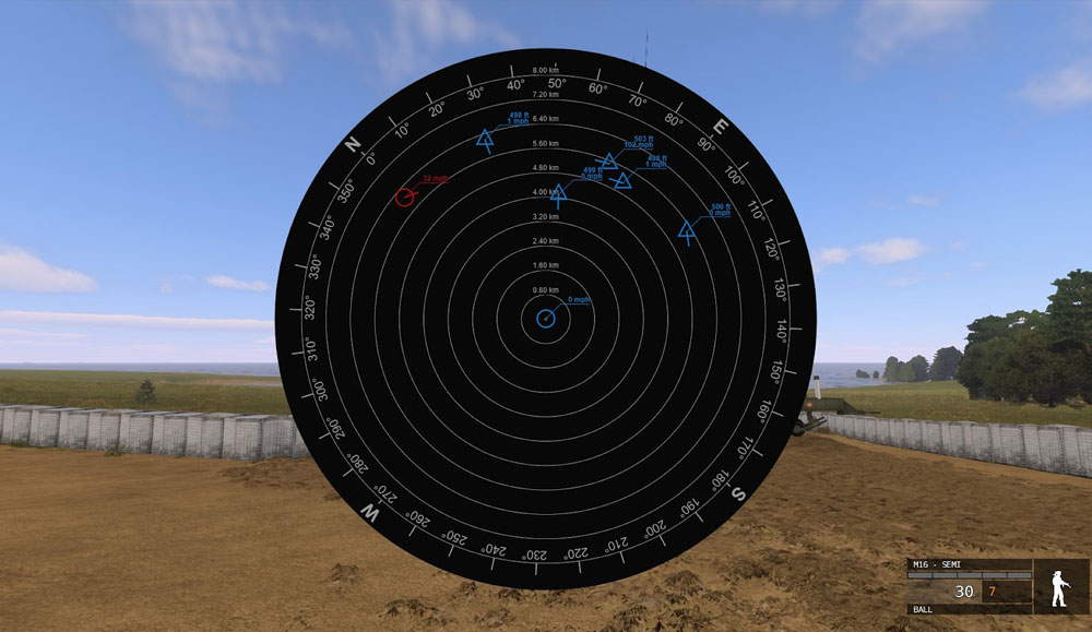 Example of administrator view (L) and user view of RADAR (R)